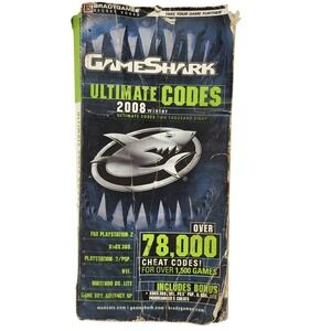 GameShark Ultimate Codes 2008 Winter BradyGames Cheat Code Book PS2 Xbox 360 Wii
